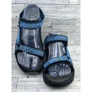 Teva Sandals Womens Strap Blue Adventure Hiking Comfort Active Shoes‎
